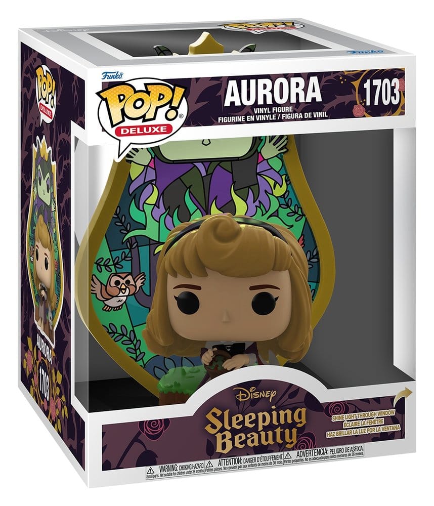 Disney POP! Deluxe Vinyl Figure Aurora(Glass) 9 cm