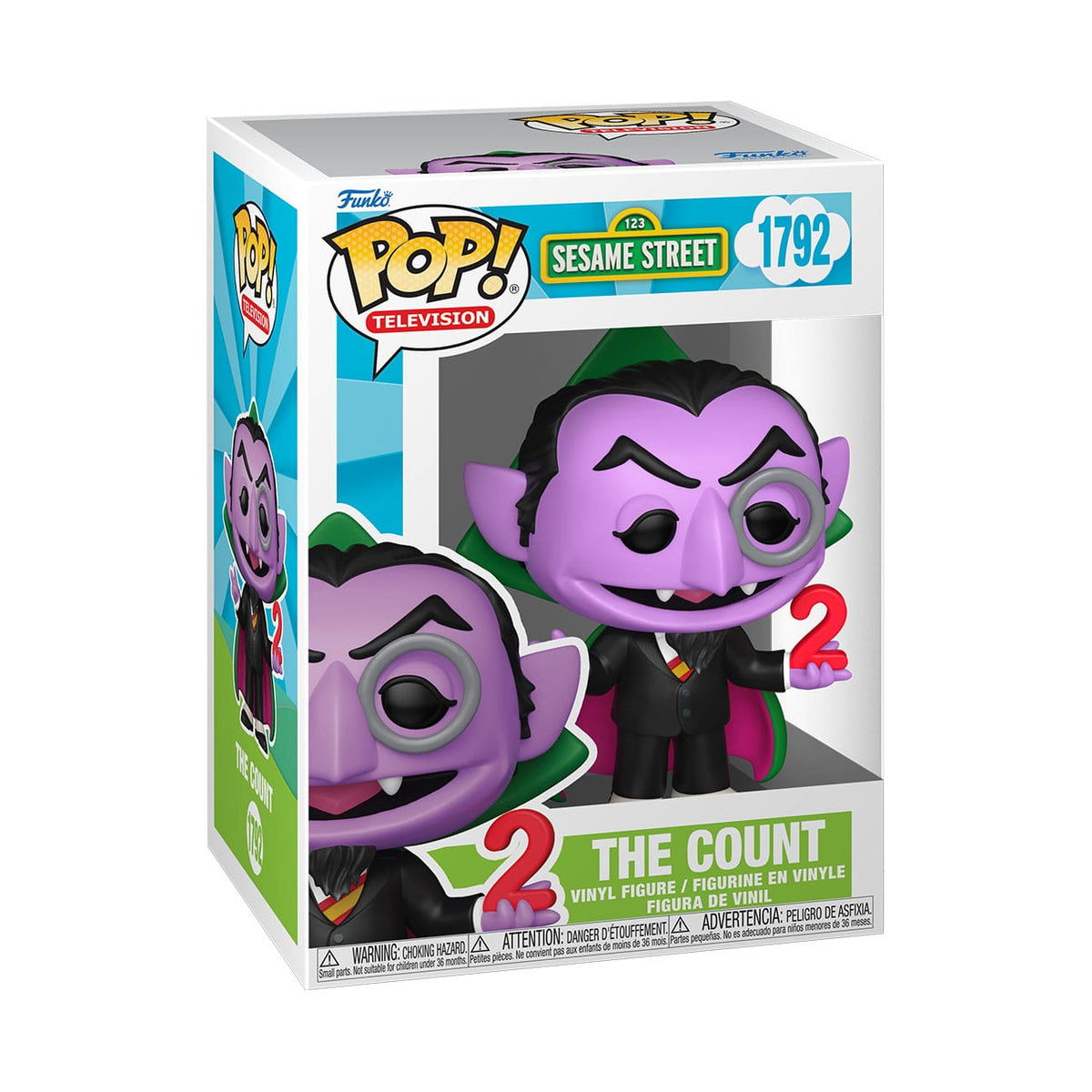 Sesame Street POP! TV Vinyl Figure The Count 9 cm