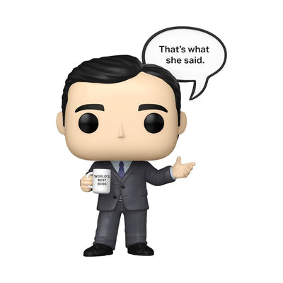 The Office POP! Sayings Vinyl Figure Michael 9 cm