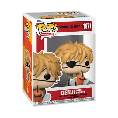 Chainsaw Man POP! Games Vinyl Figure Denji & Moltita 9 cm