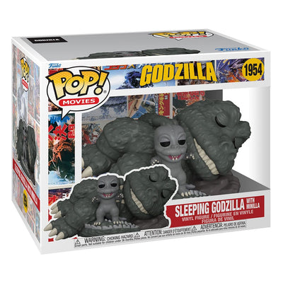 Godzilla Super Sized POP! Movies Vinyl Figure Sleeping Godzilla with Minilla 15 cm