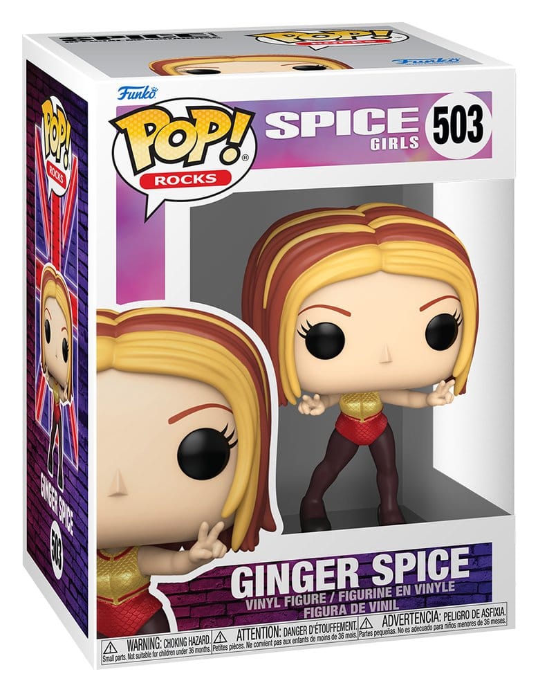 Spice Girls POP! Rocks Vinyl Figure Ginger Spice 9 cm