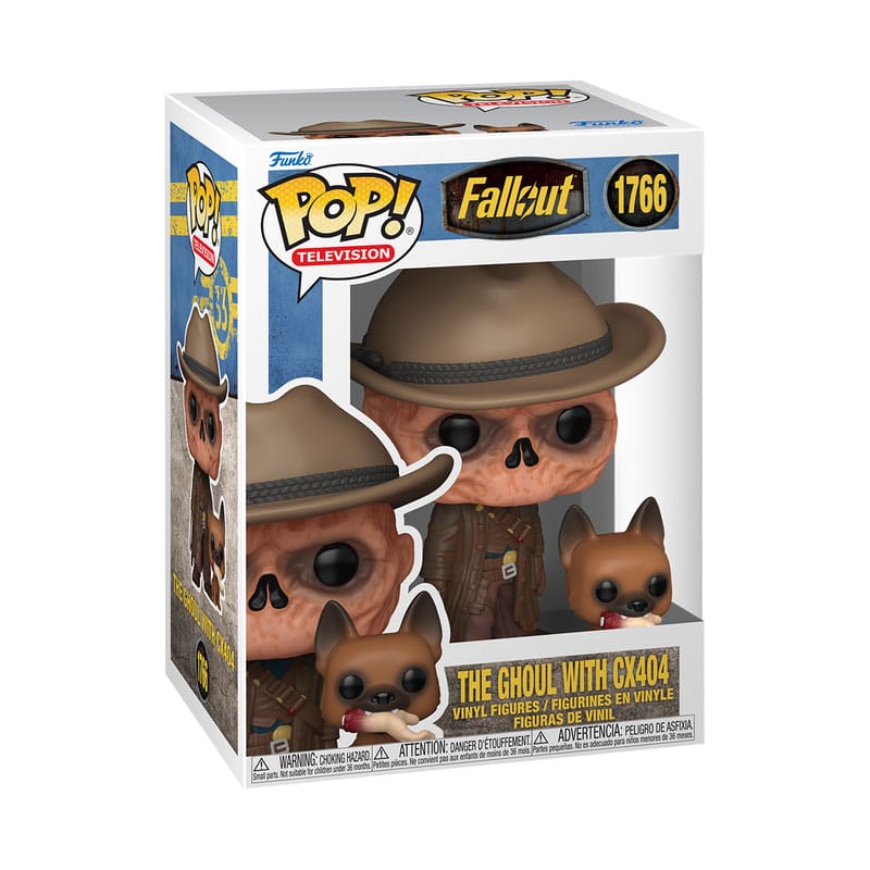 Fallout POP!&Buddy TV Vinyl Figure Ghoul&CX404 9 cm