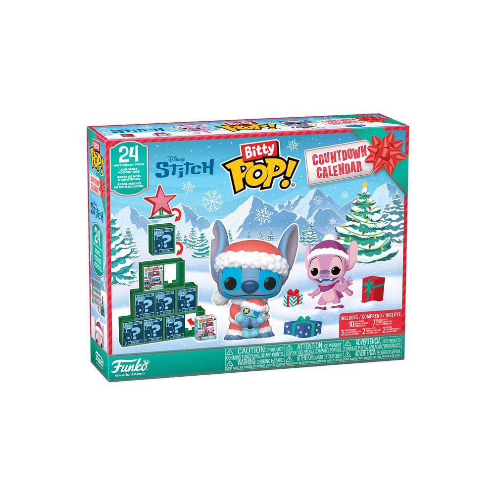Disney Bitty POP! 24 Day Advent Calendar Countdown Stitch Holiday