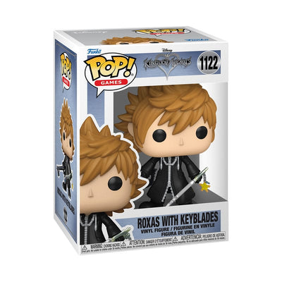 Kingdom Hearts POP! Games Vinyl Figure Roxas w/Keyblades 9 cm