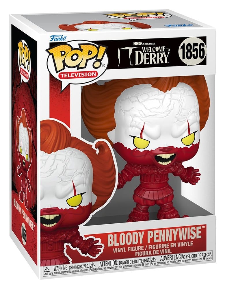 It: Welcome to Derry POP! Television Vinyl Figure Bloody Pennywise 9 cm
