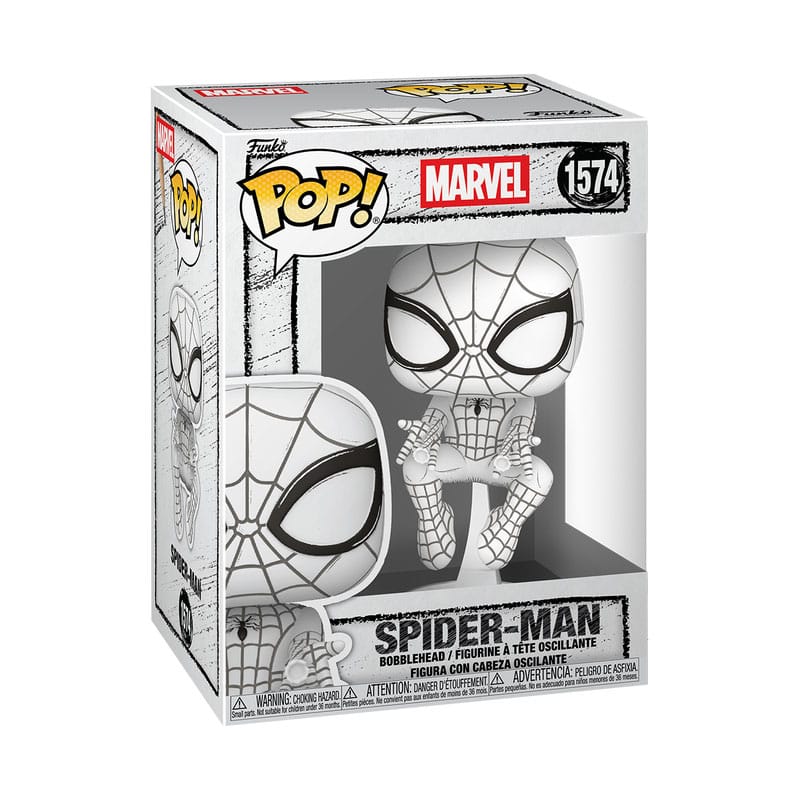 Marvel POP! Vinyl Figure Sketched - Spider-Man 9 cm