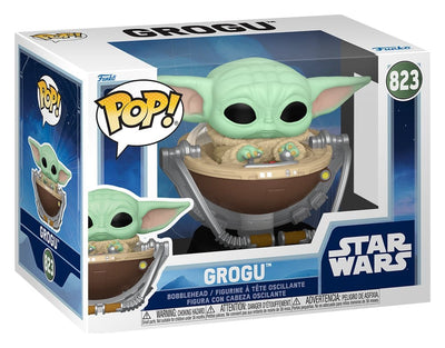 Star Wars: The Mandalorian and Grogu POP! Vinyl Bobblehead Figure Grogu in Pram 9 cm