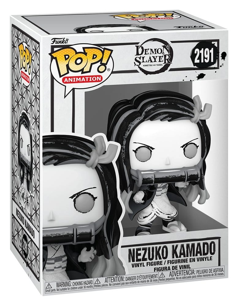 Demon Slayer: Kimetsu no Yaiba POP! Animation Vinyl Figures Nezuko(Sumi-Ink) 9 cm