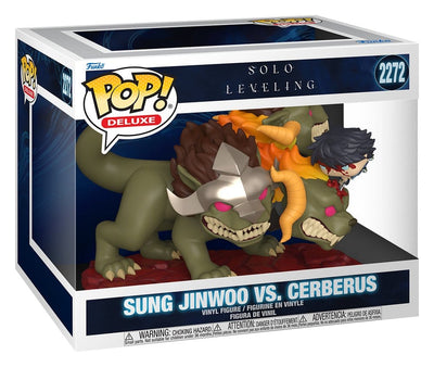 Solo Leveling POP! Deluxe Vinyl Figure Jinwoo Vs Cerberus 9 cm