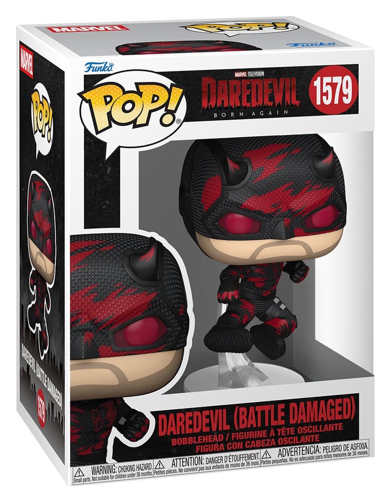 Daredevil: Born Again POP! Marvel Vinyl Figure Daredevil (Battle Damaged) 9 cm