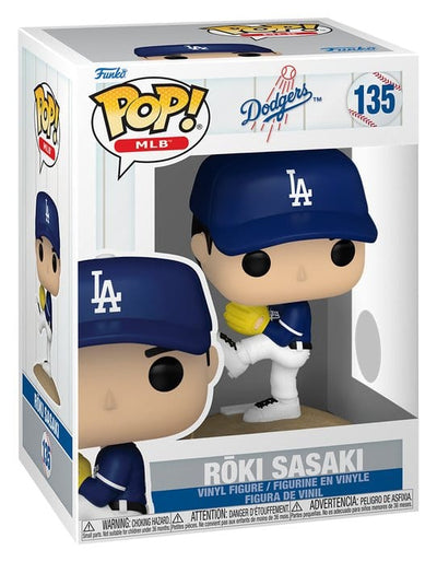 MLB POP! Vinyl Figure Dodgers- Roki Sasaki 9 cm
