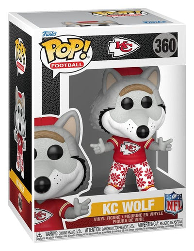 NFL POP! Vinyl Figure Mascots: Chiefs- Wolf 9 cm