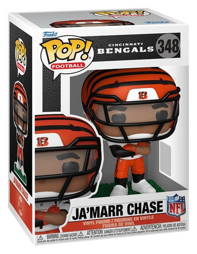 NFL POP! Vinyl Figure : Bengals- Ja'Marr Chase (clear visor) 9 cm