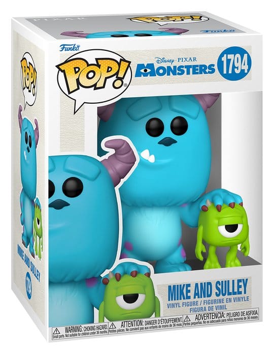 Monsters Inc POP! Vinyl Figure Mike w/Sully 9 cm