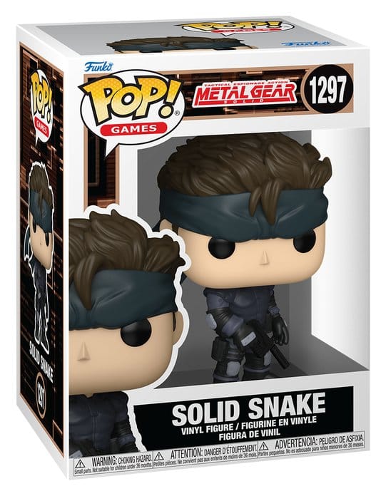 Metal Gear Solid POP! Games Vinyl Figure Solid Snake 9 cm