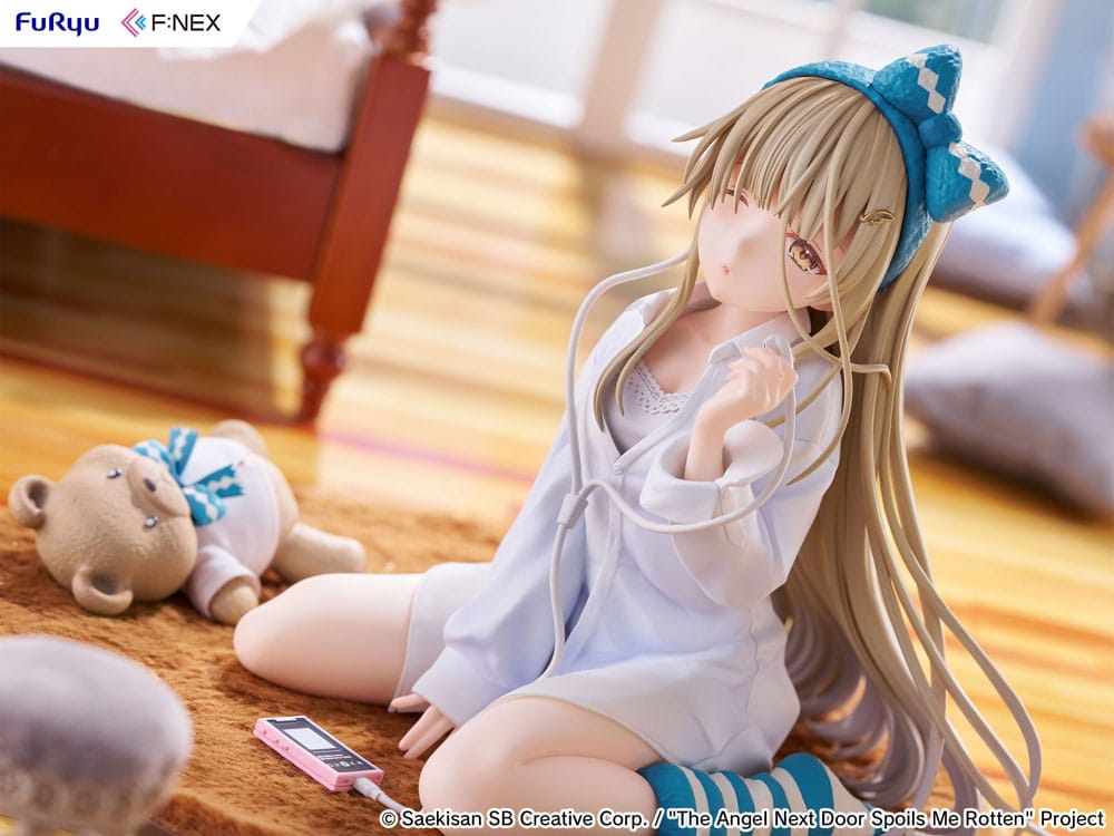The Angel Next Door Spoils Me Rotten F:Nex PVC Statue 1/7 Mahiru Shiina Relax Ver. 14 cm