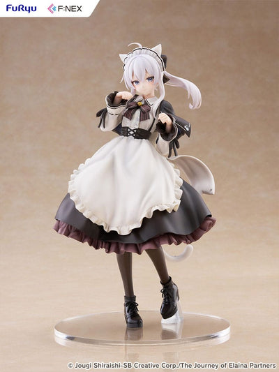 Wandering Witch: The Journey of Elaina F:NEX PVC Statue 1/7 Elaina Maid costume with cat ears Ver. 24 cm