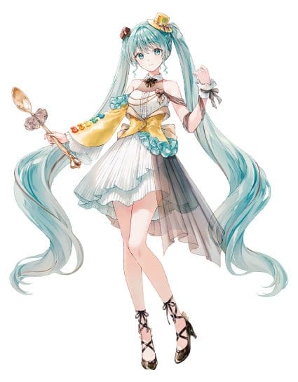 Hatsune Miku x Tirol Choco Collaboration PVC Figure Coffee Nougat Another Color Ver. 19 cm