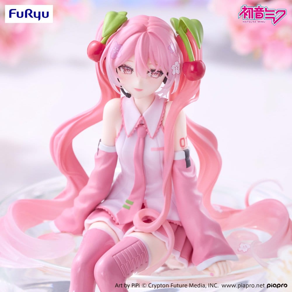 Hatsune Miku Noodle Stopper PVC Figure Sakura Miku 2026 Smile Ver. 14 cm