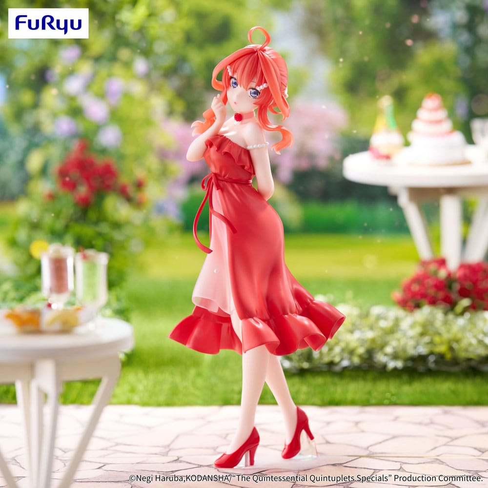 The Quintessential Quintuplets Specials Trio-Try-iT PVC Statue Itsuki Nakano Pastel Dress Ver. 22 cm - Damaged packaging