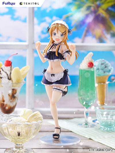 Ore no Imouto ga Konna ni Kawaii Wake ga Nai. Tenitol Tall PVC Statue Kousaka Kirino swimsuits maid Ver. 30 cm