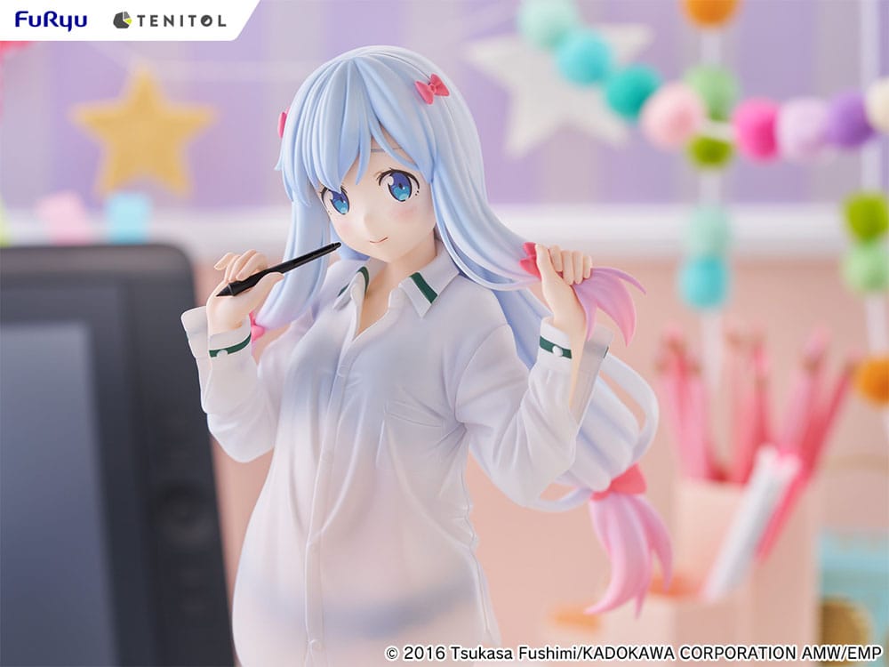 Eromanga Sensei Tenitol Tall PVC Statue Sagiri Izumi Shirts Ver. 30 cm