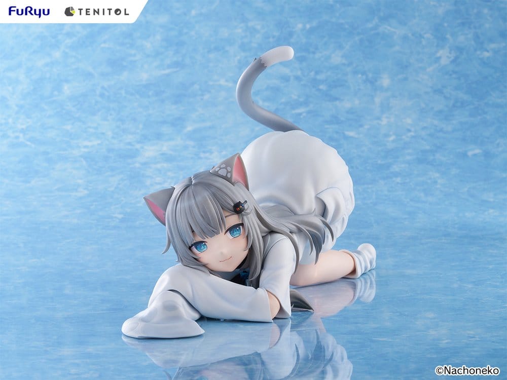 Virtual Youtuber Tenitol Big Noodle Stopper PVC Figure Nachoneko 18 cm