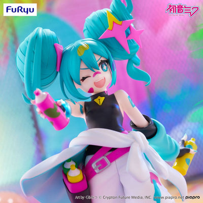 Hatsune Miku Trio-Try-iT PVC Statue Miku Paint Girl 19 cm - Damaged packaging