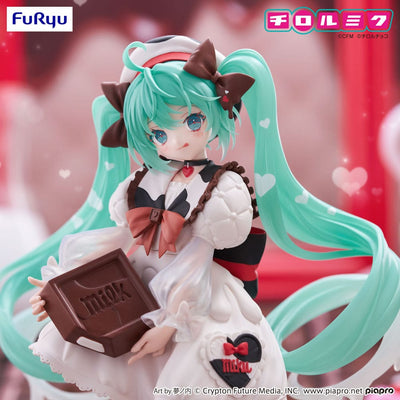 Hatsune Miku x Tirol Choco Trio-Try-iT PVC Statue Hatsune Miku Milk Ver. 18 cm