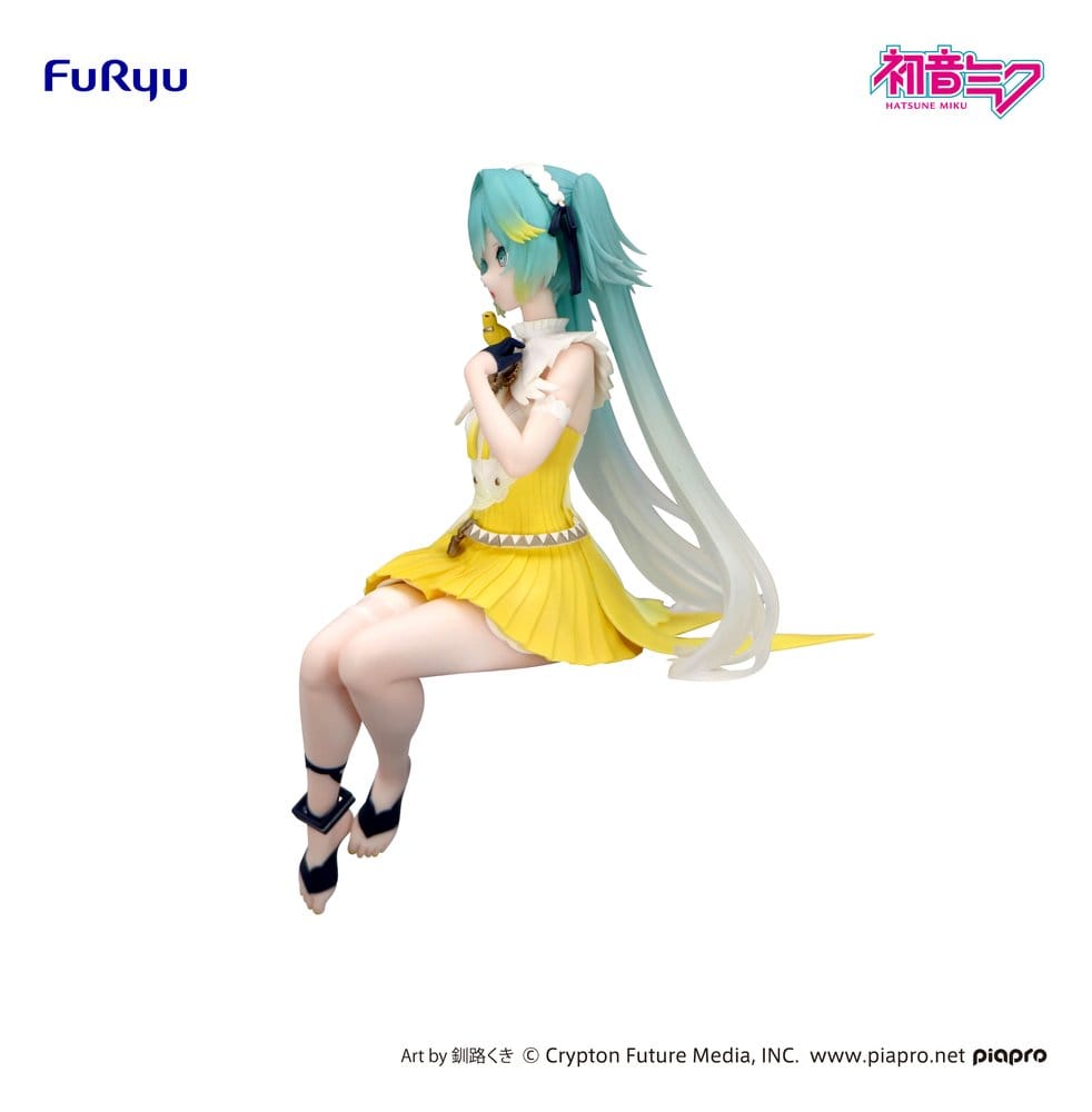Hatsune Miku Noodle Stopper PVC Statue Canary Bird heo exclusive 14 cm - Damaged packaging