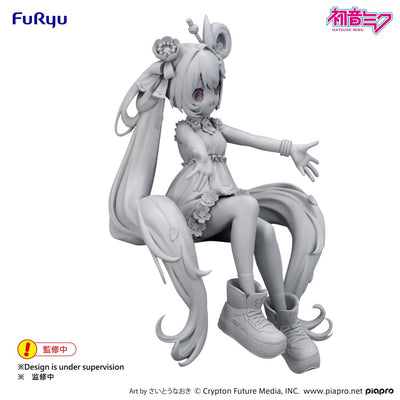 Hatsune Miku Noodle Stopper PVC Statue Hatsune Miku 10th Anniversary 14 cm