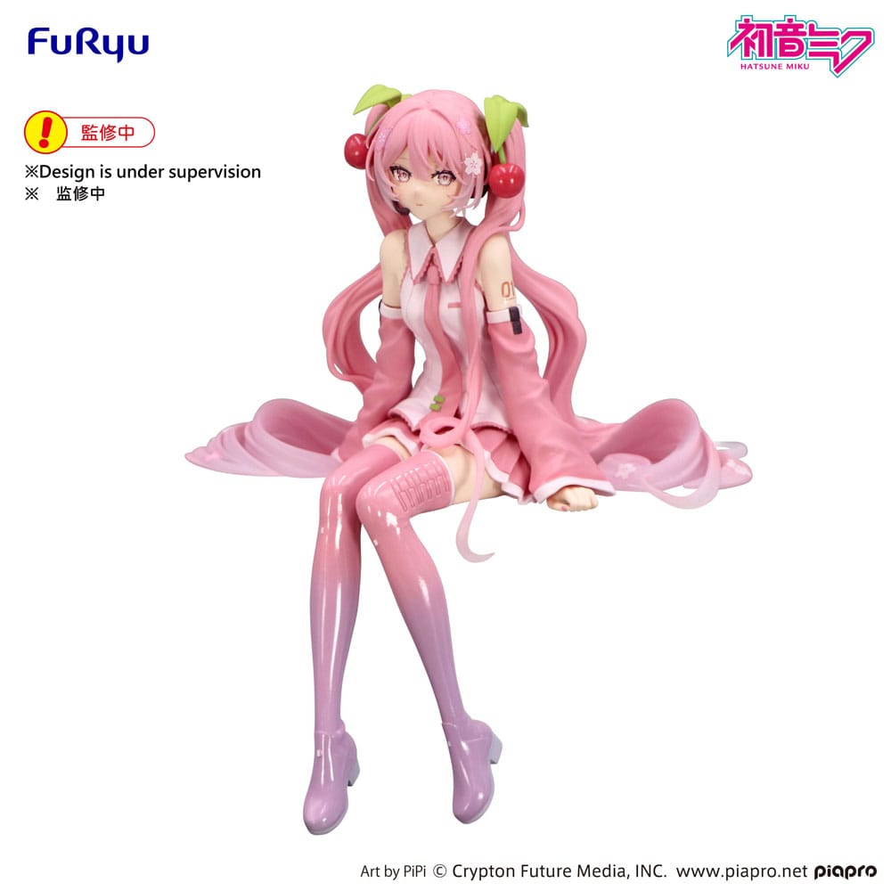 Hatsune Miku Noodle Stopper PVC Statue Sakura Miku 2026 14 cm