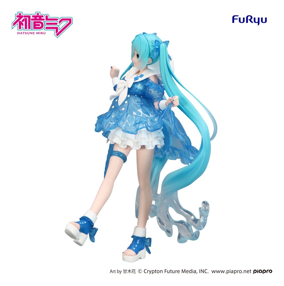 Hatsune Miku Trio-Try-iT PVC Statue Miku Rainy Dance 19 cm - Damaged packaging