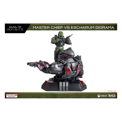 Halo: Infinite Diorama 1/8 Master Chief vs. Escharum 31 cm - Damaged packaging