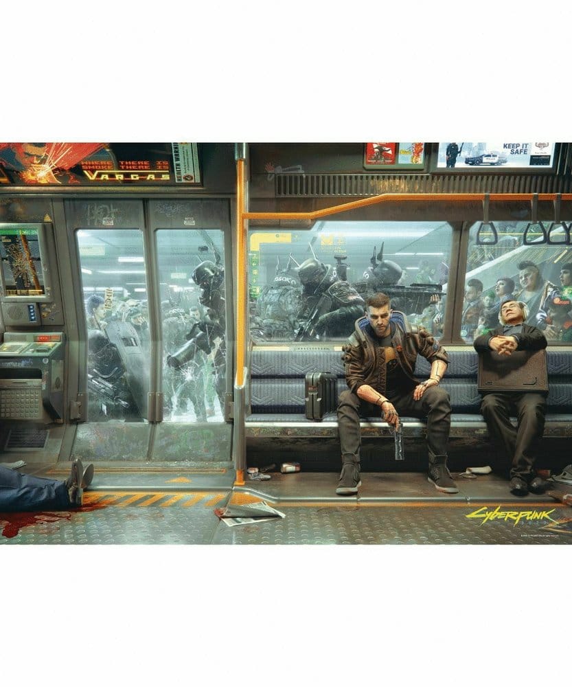 Cyberpunk 2077 Puzzle Metro (1000 Pieces)