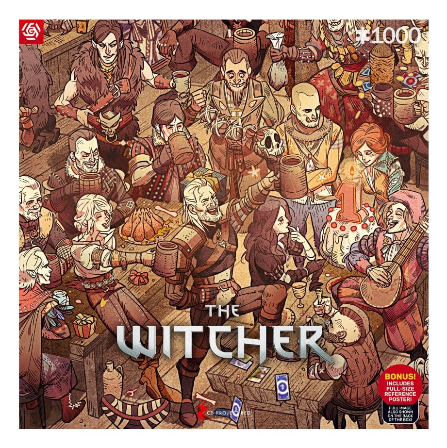 The Witcher Puzzle Birthday (1000 pieces)