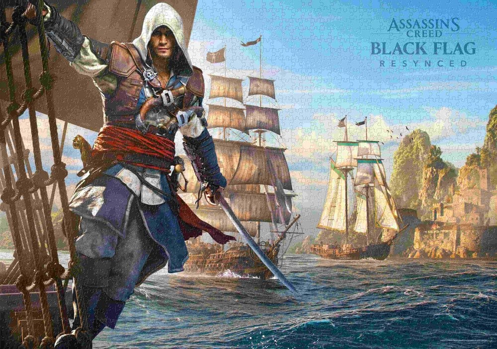 Assassin's Creed Black Flag Resynced Puzzle (1000 pieces) - Damaged packaging