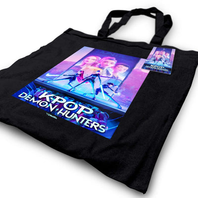 KPop Demon Hunters Tote Bag Movie Key Art