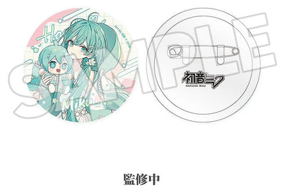 Character Vocal Series 01: Hatsune Miku Miku Hug Series Pinback Button: Flower Ver. 8 cm Umkarton (10)