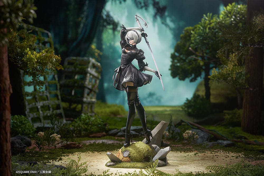 NieR: Automata Ver1.1a PVC Statue 1/7 2B (YoRHa No.2 Type B) 30 cm - Damaged packaging