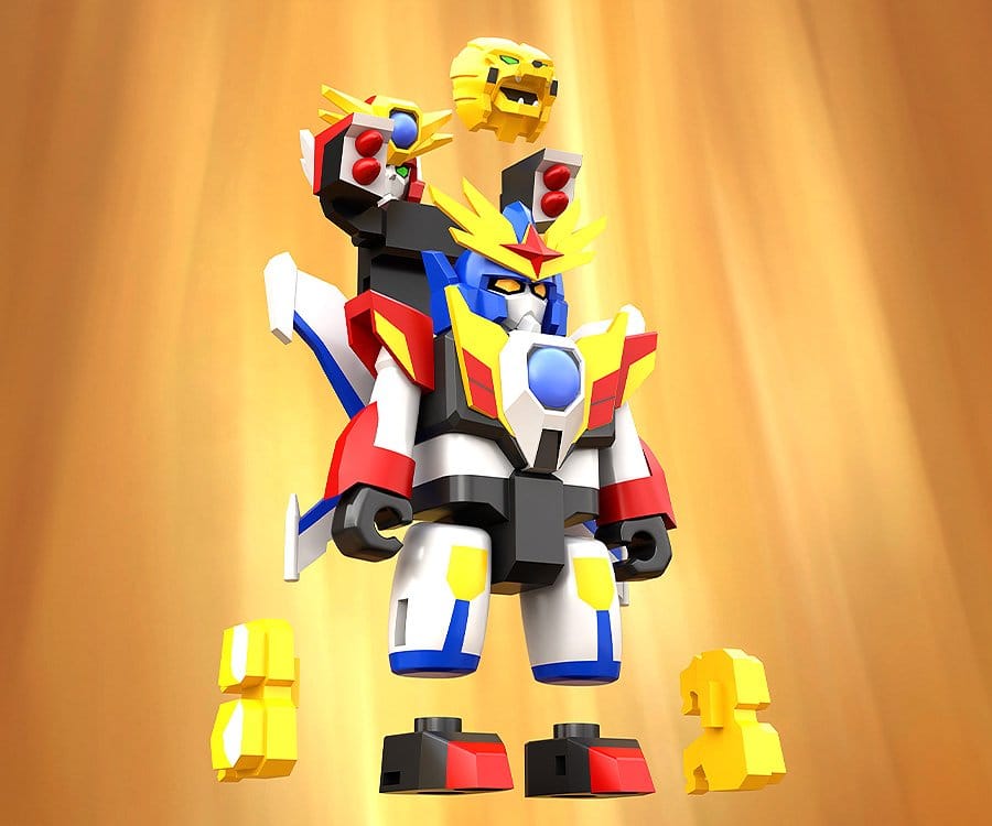 The Brave Fighter of Legend Da-Garn Brickroid Action Figure Da-Garn X 5 cm