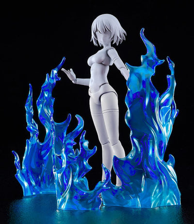 The Simple Effect Parts for Figures Flames: Blue