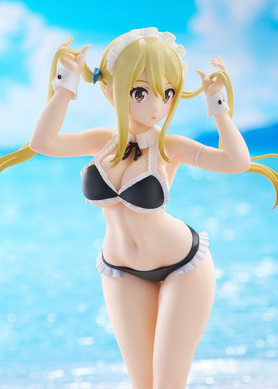 Fairy Tail 100 Years Quest Beach Queens Pop Up Parade PVC Statue Lucy Heartfilia: Virgo Form Swimsuit Ver. L Size 23 cm