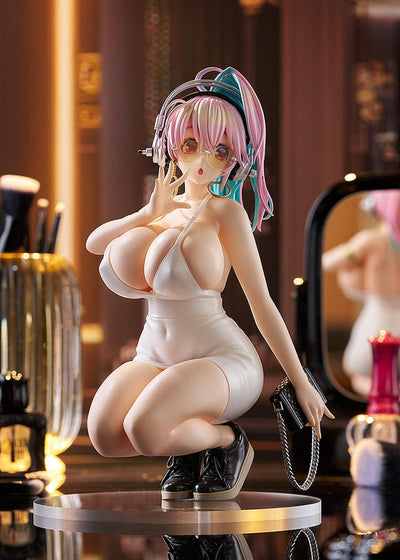 Super Sonico Pop Up Parade PVC Statue Super Sonico: 15th Mini Dress Ver. L Size 20 cm - Damaged packaging