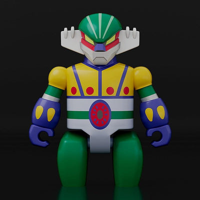 Steel Jeeg Brickroid Action Figures 2-Pack Steel Jeeg: Pantheroid Set 5 cm