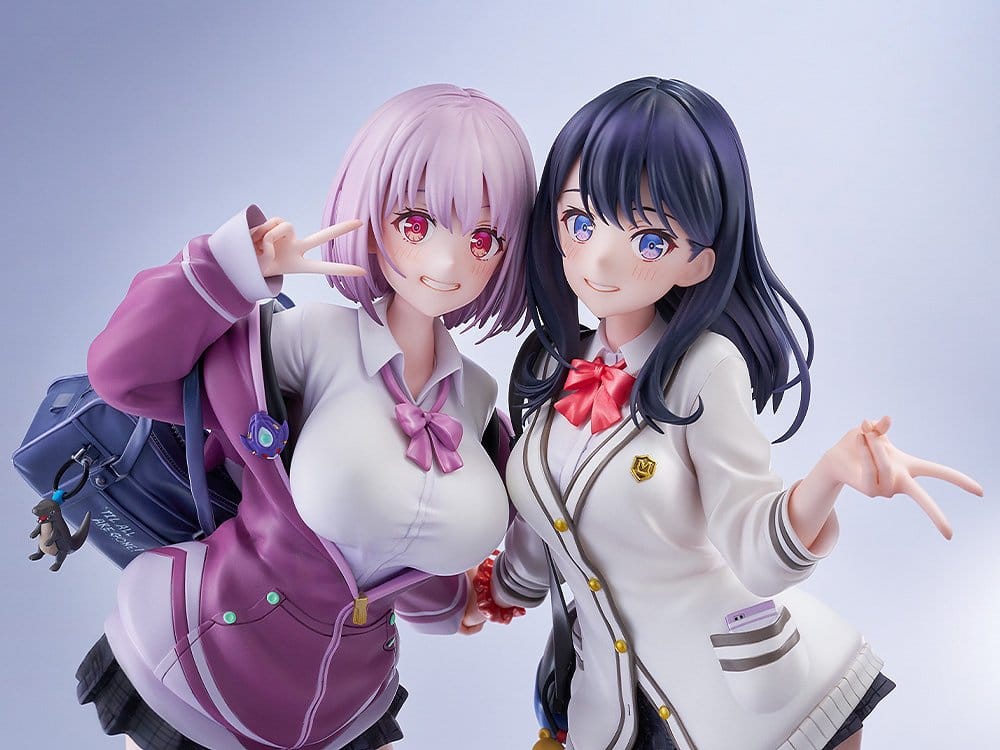 SSSS.GridmanPVC Statues 1/7 2-Pack Rikka Takarada & Akane Shinjo feat. toridamono 22 cm