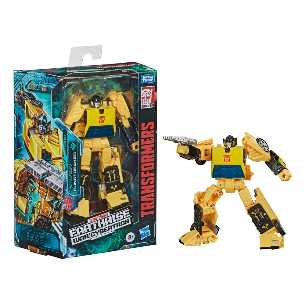 Transformers Generations War for Cybertron: Earthrise Deluxe Class Action Figure Sunstreaker 14 cm