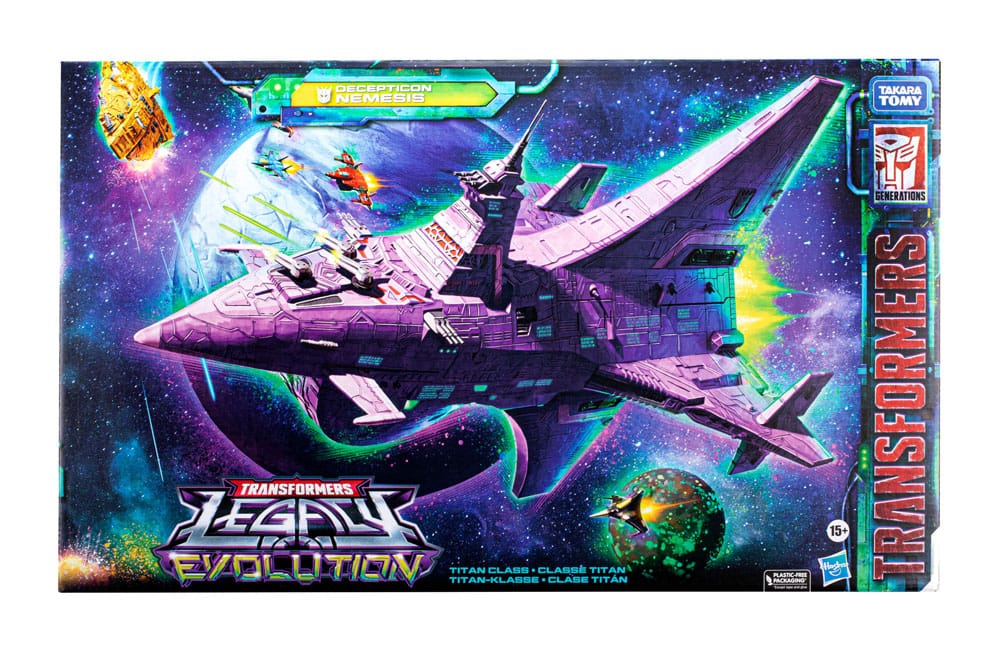 Transformers Generations Legacy Evolution Titan Class Action Figure Decepticon Nemesis 60 cm - Damaged packaging