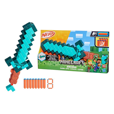 Minecraft NERF Dart-Firing Diamond Sword